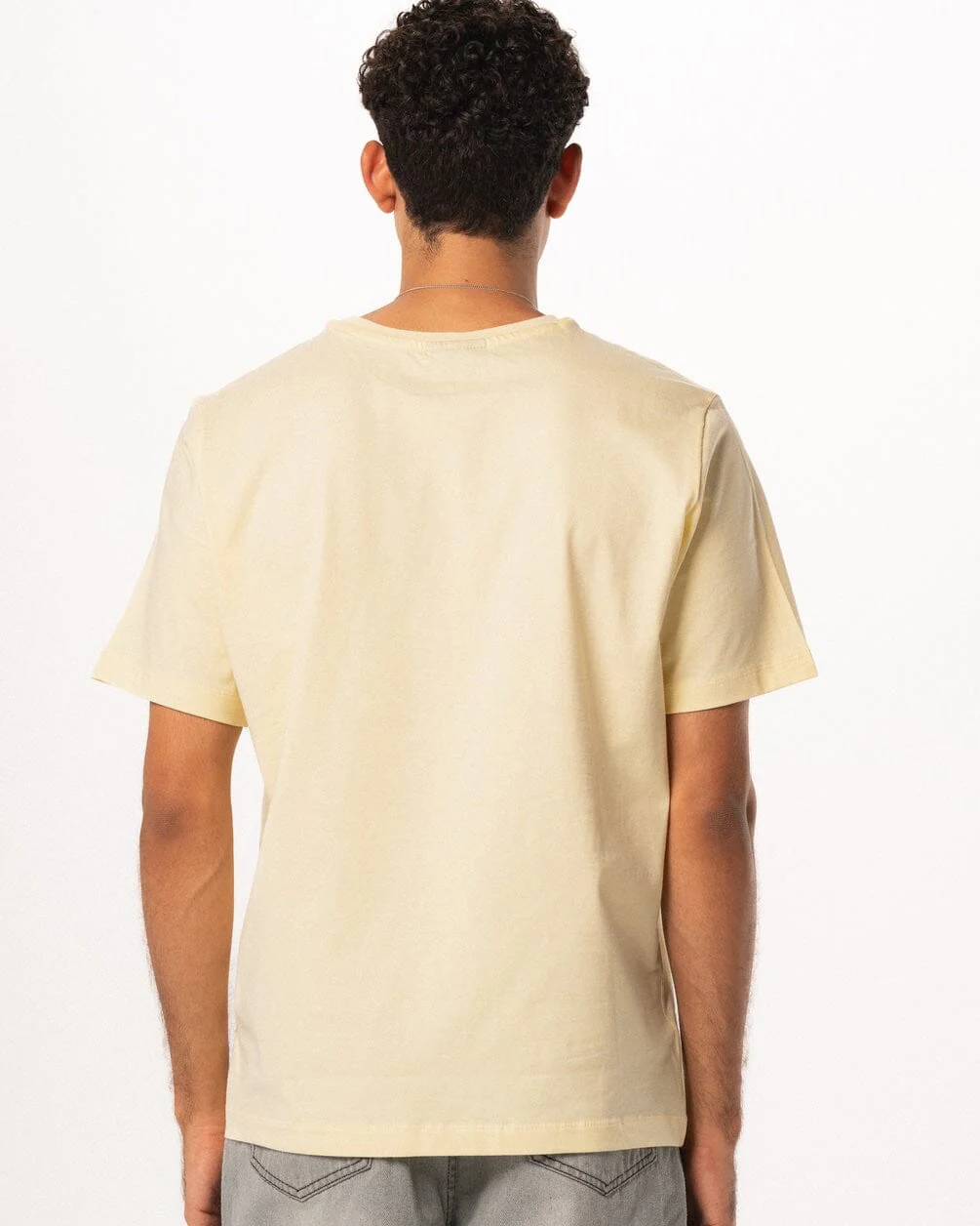 Butter Yellow Basic Regular Tee - Image 4