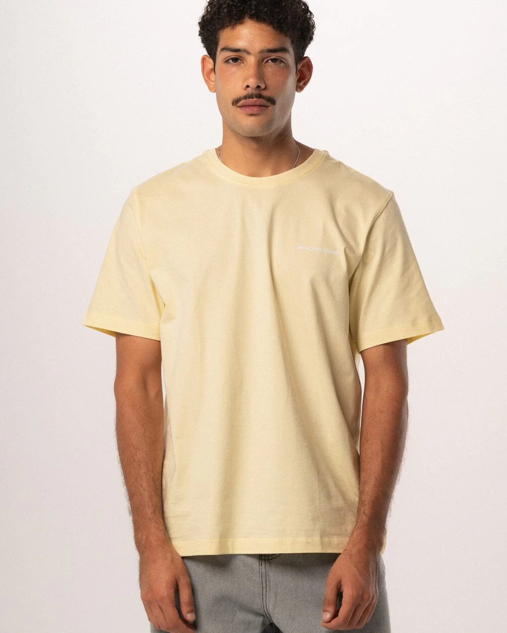 Butter Yellow Basic Regular Tee - Image 5