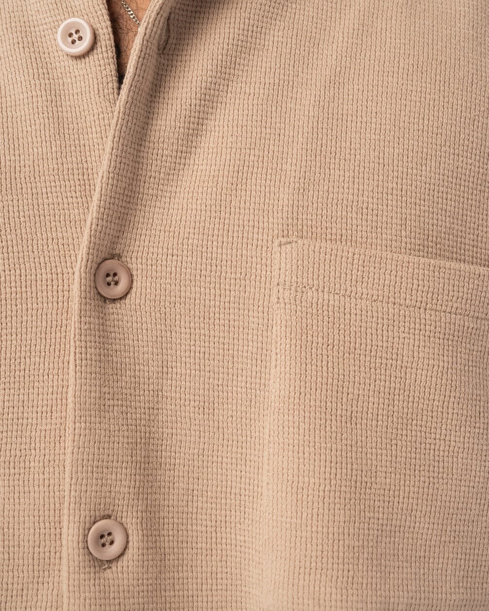 Male Coffee Waffle Shirt - Image 5
