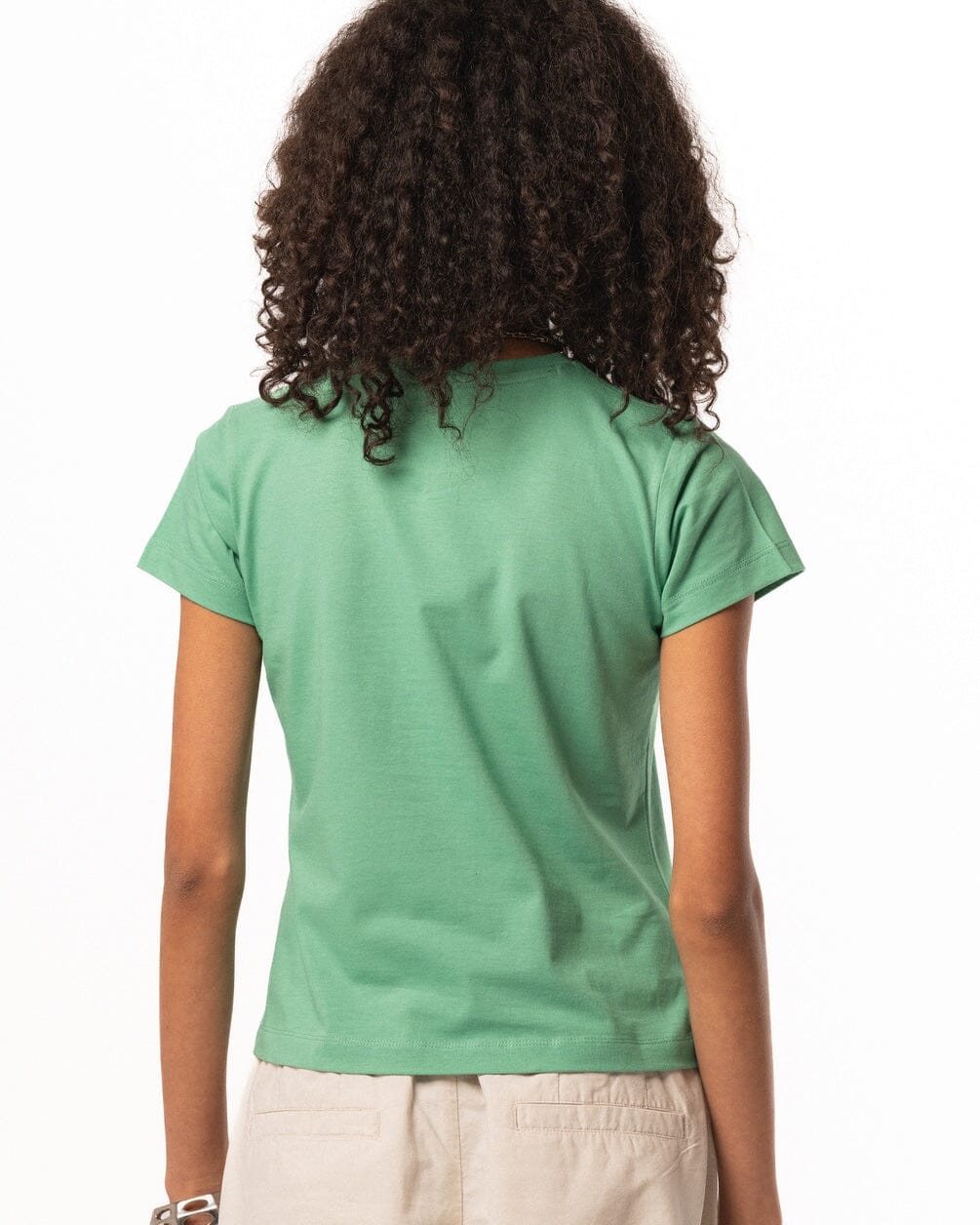 Couldn't Care Less Loose Cropped Baby Tee - Image 3