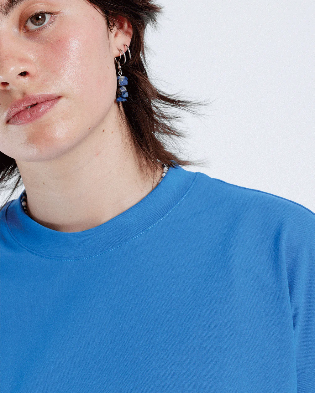 Egyptian Blue Basic Oversized Tee - Image 4