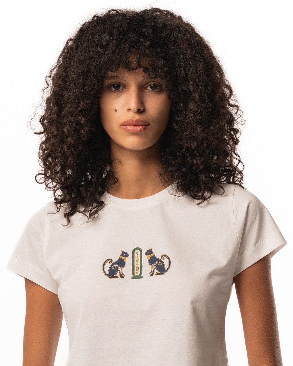 Egyptian Cat Loose Fit Baby Tee - Image 4